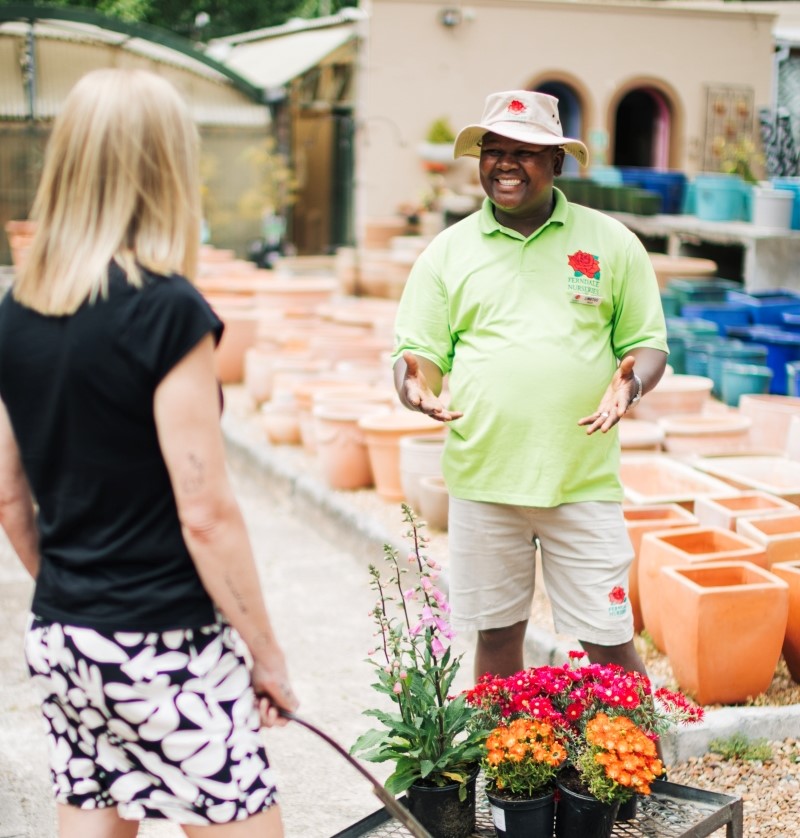 Knowledgeable nursery staff